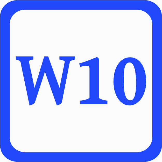 S2 - Standartweite W10