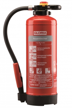 Gloria - PRO-LINE - PH 6 PRO - Pulver-Aufladefeuerlscher mit Wandhalter - DIN EN 3, GS, CE, MED