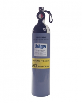 Drger Saver PP Ersatzdruckluftflasche (Einsatz: 15 Minuten)