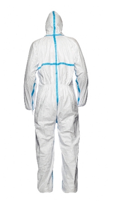 Tyvek cha5a Classic Plus Typ 4-b/5-b & 6-b Schutz Kapuzen Overall-weiß