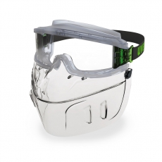 uvex ultravision 9301 Vollsichtbrille und Faceguard: kratzfest, beschlagfrei